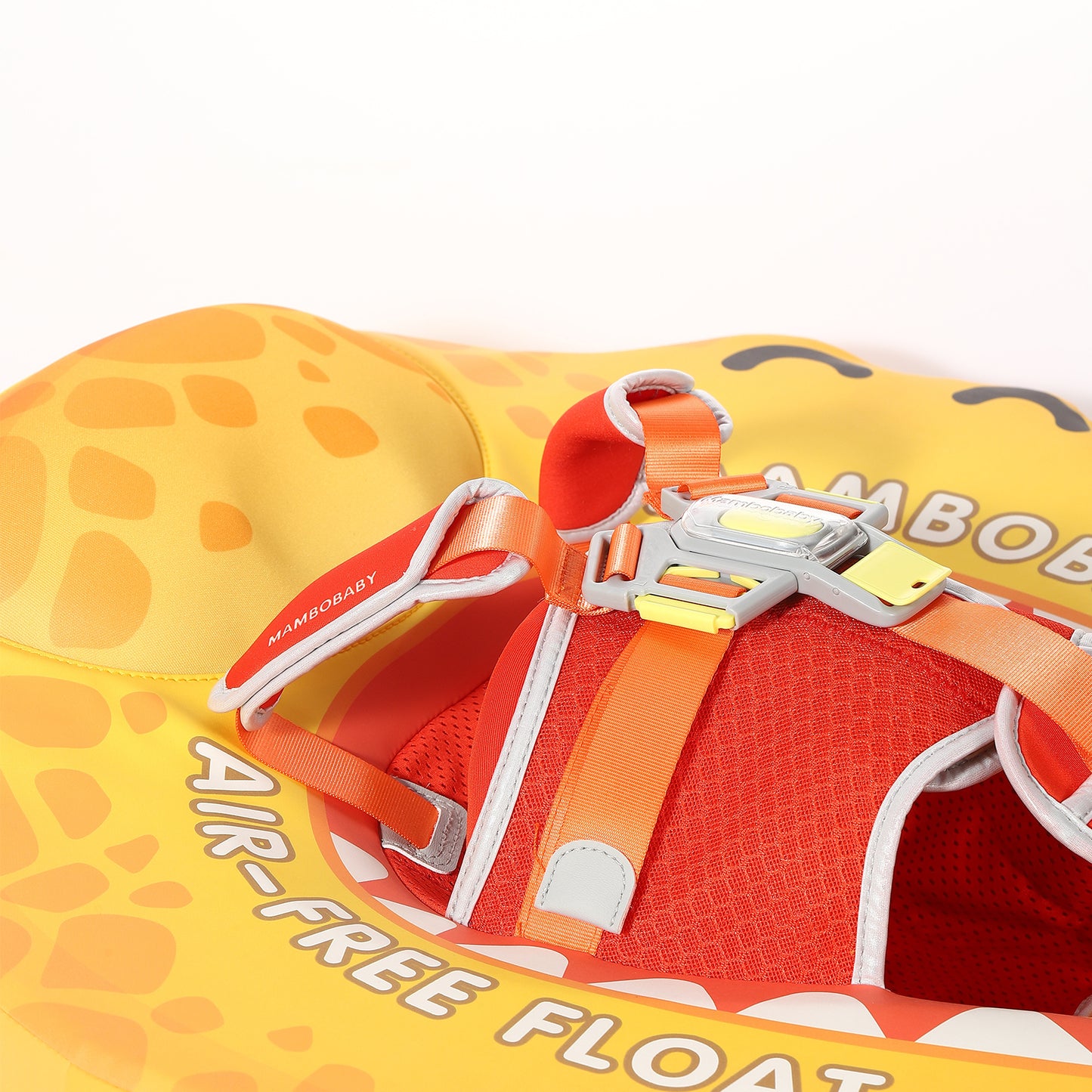 🦖Dino Jaw Chest Float – Baby Pool Float With 3D Canopy (bright Yellows)