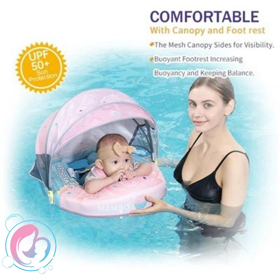 🧁Cupcake Chest Float – Mint & Vanilla | Mambobaby Air-Free Safety Float