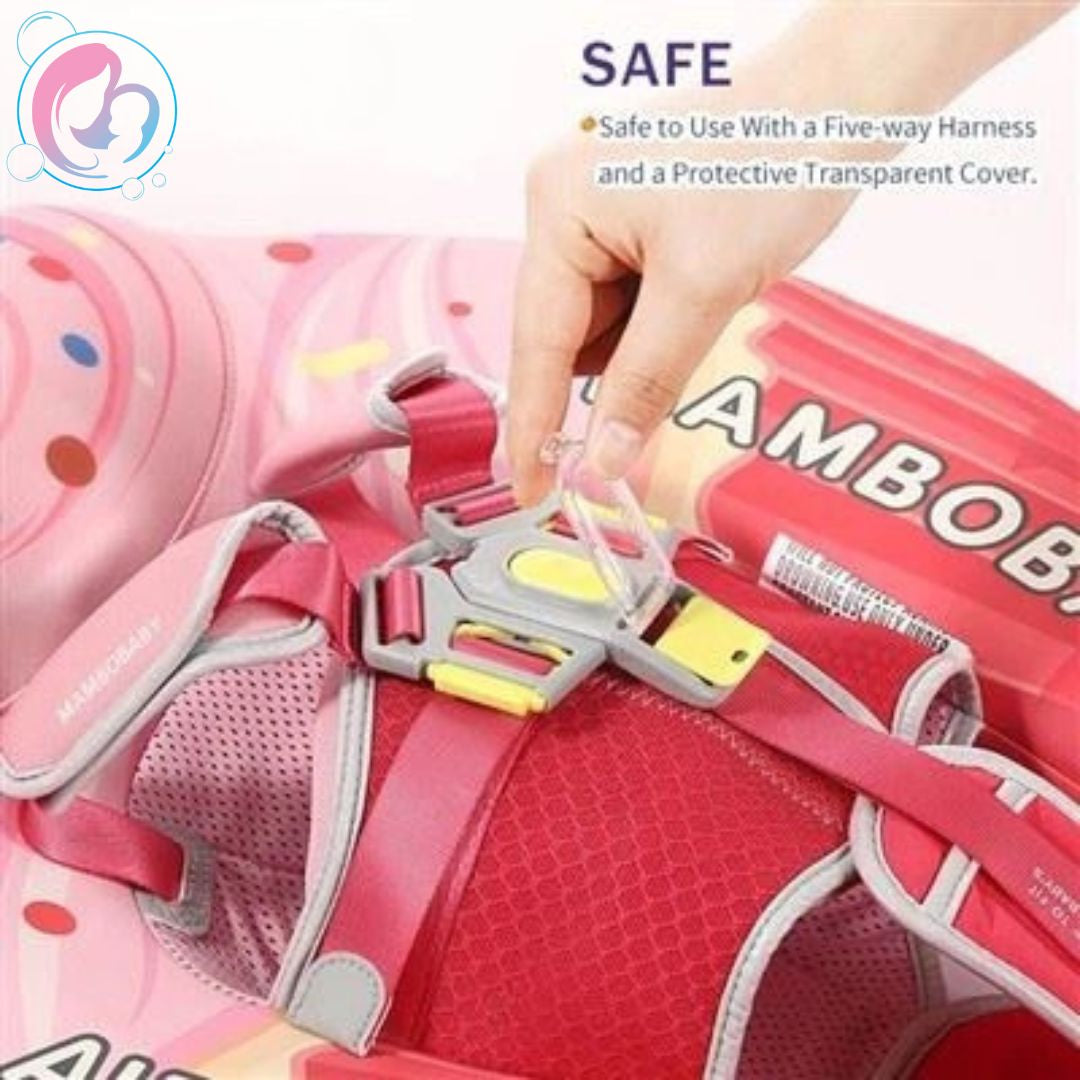 🧁Cupcake Chest Float – Mint & Vanilla | Mambobaby Air-Free Safety Float