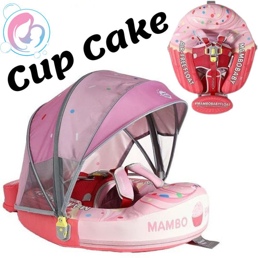 🧁Cupcake Chest Float – Mint & Vanilla | Mambobaby Air-Free Safety Float