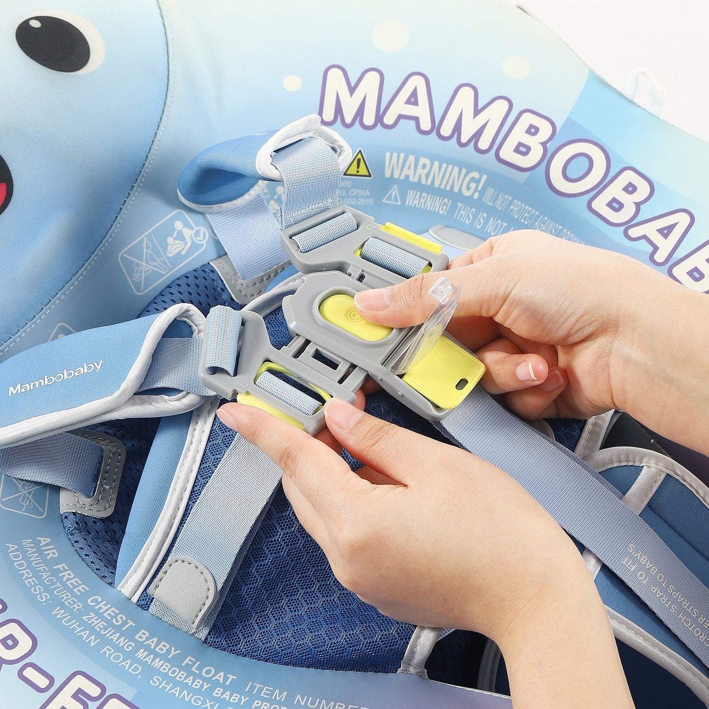 🪼 Jelly Dream Chest Float – Baby Pool Float With 3D Canopy (Pastel Pink & Blue)