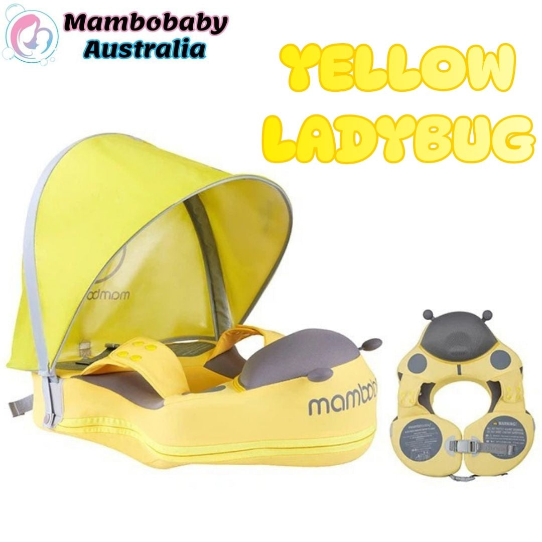 Ladybug Float Ladybug Waist Float with Canopy | Safe Non-Inflatable Baby Float ...