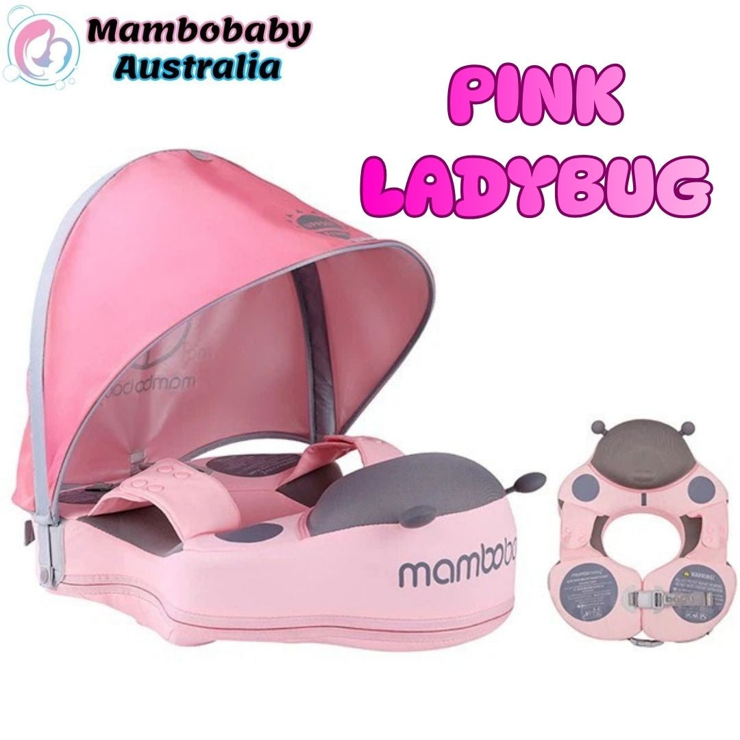 🌼 Ladybug Underarm Waist Float With Canopy (8-36 Months) 🐞