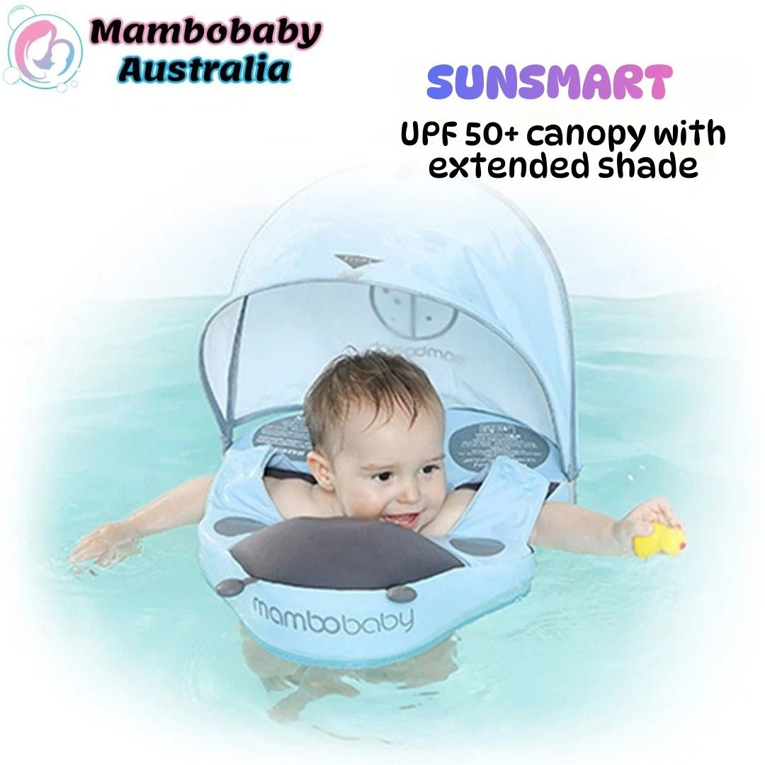 🦭Seal Underarm Waist Float with Canopy (8-36 Months) 🦭💙💗