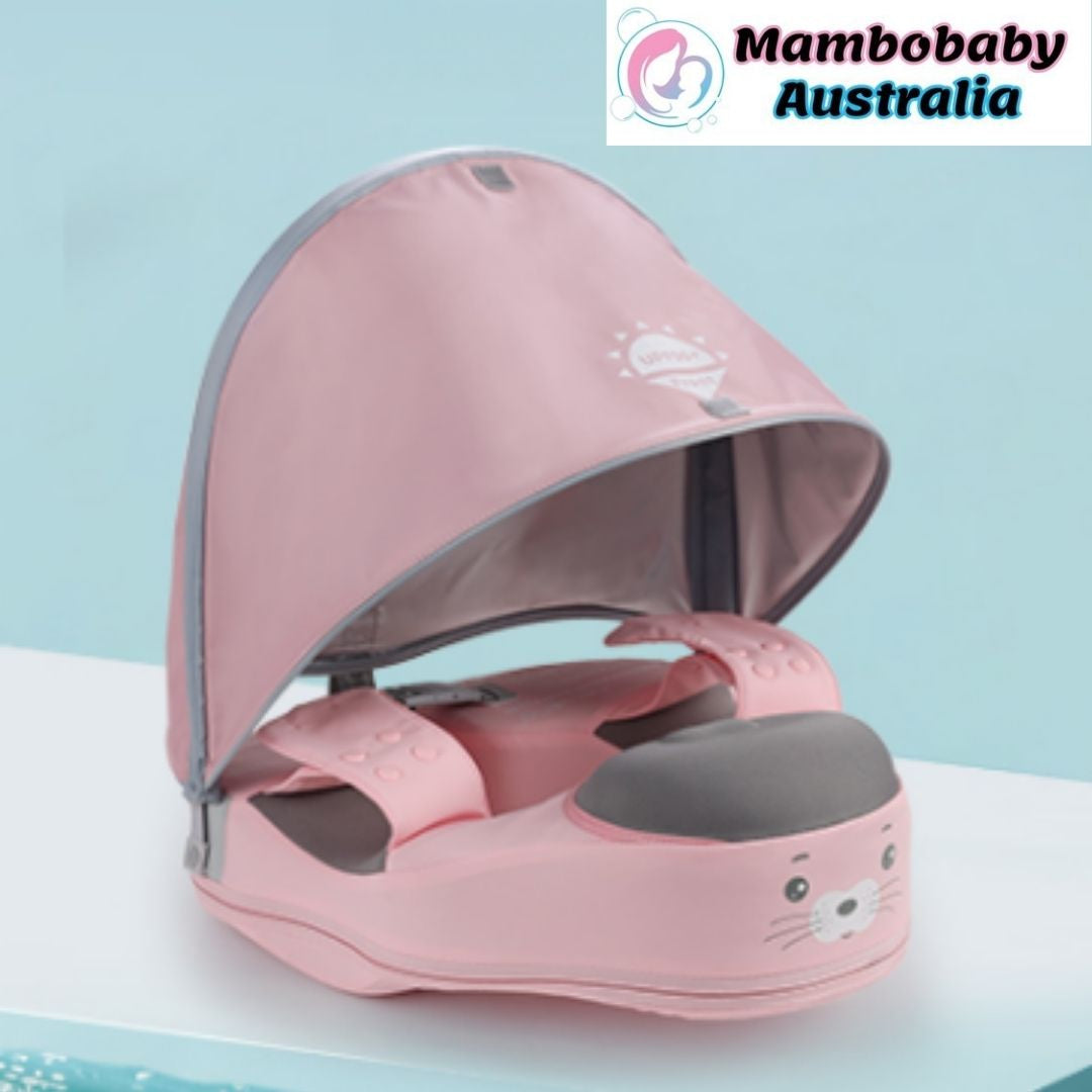 🦭Seal Underarm Waist Float with Canopy (8-36 Months) 🦭💙💗