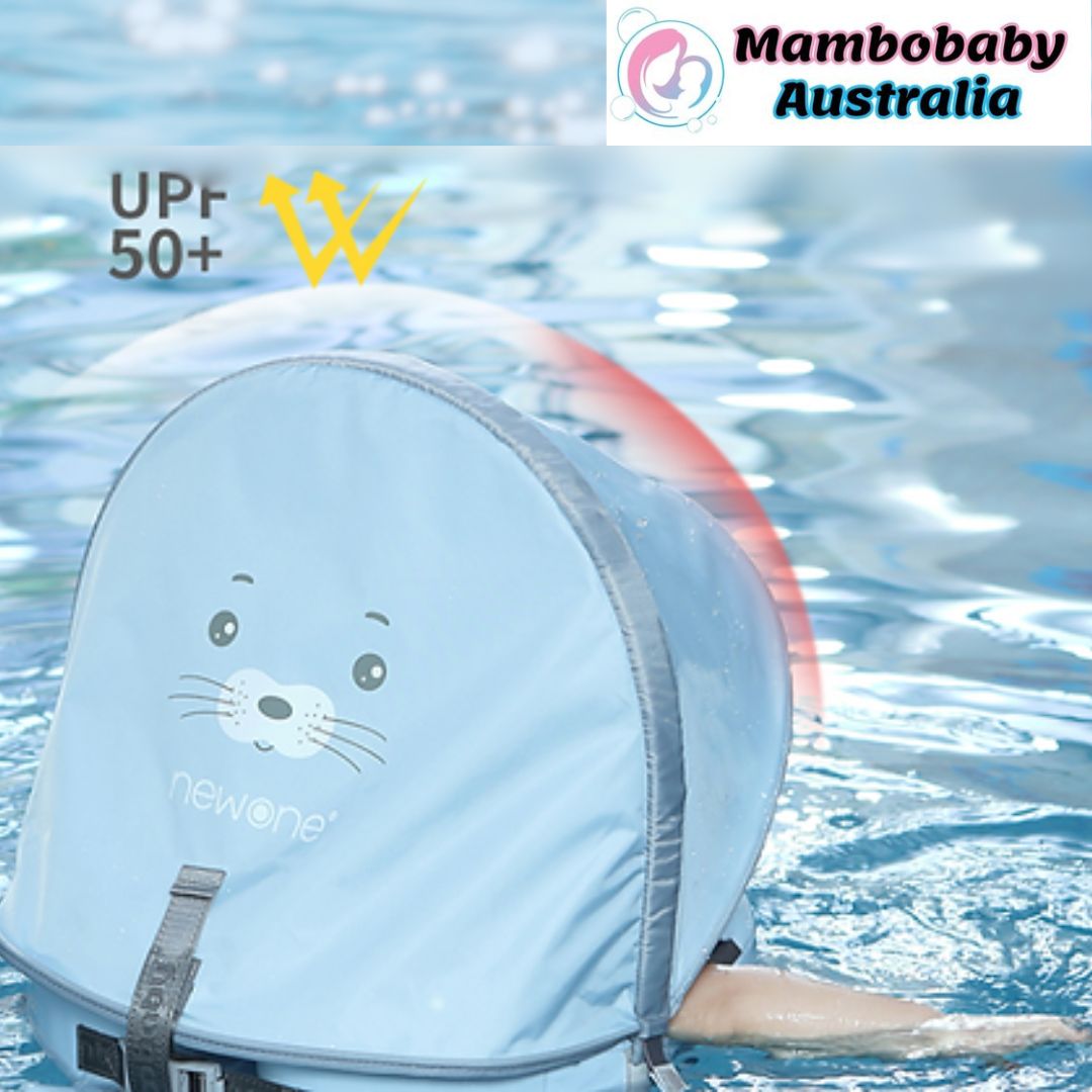 🦭Seal Underarm Waist Float with Canopy (8-36 Months) 🦭💙💗