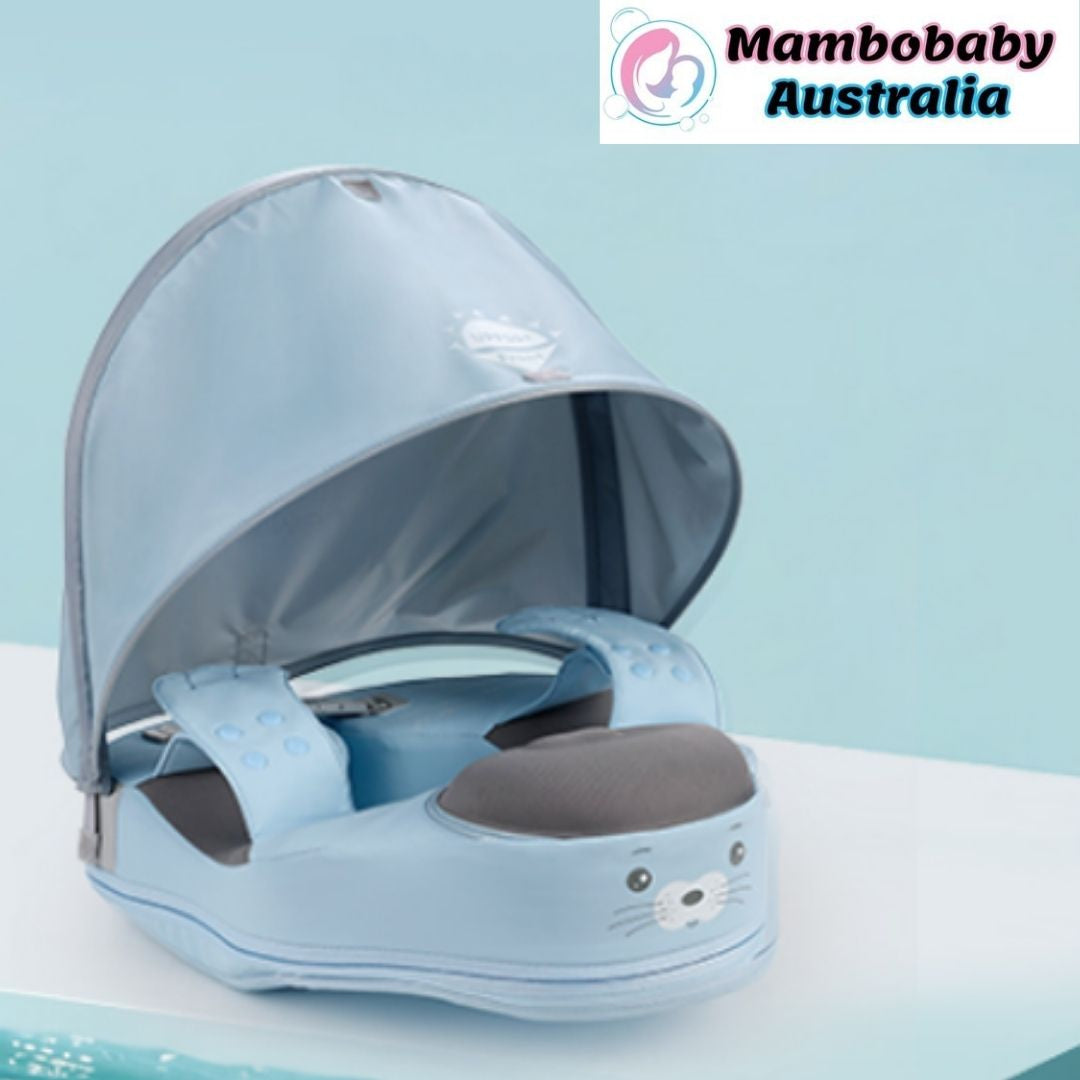 🦭Seal Underarm Waist Float with Canopy (8-36 Months) 🦭💙💗