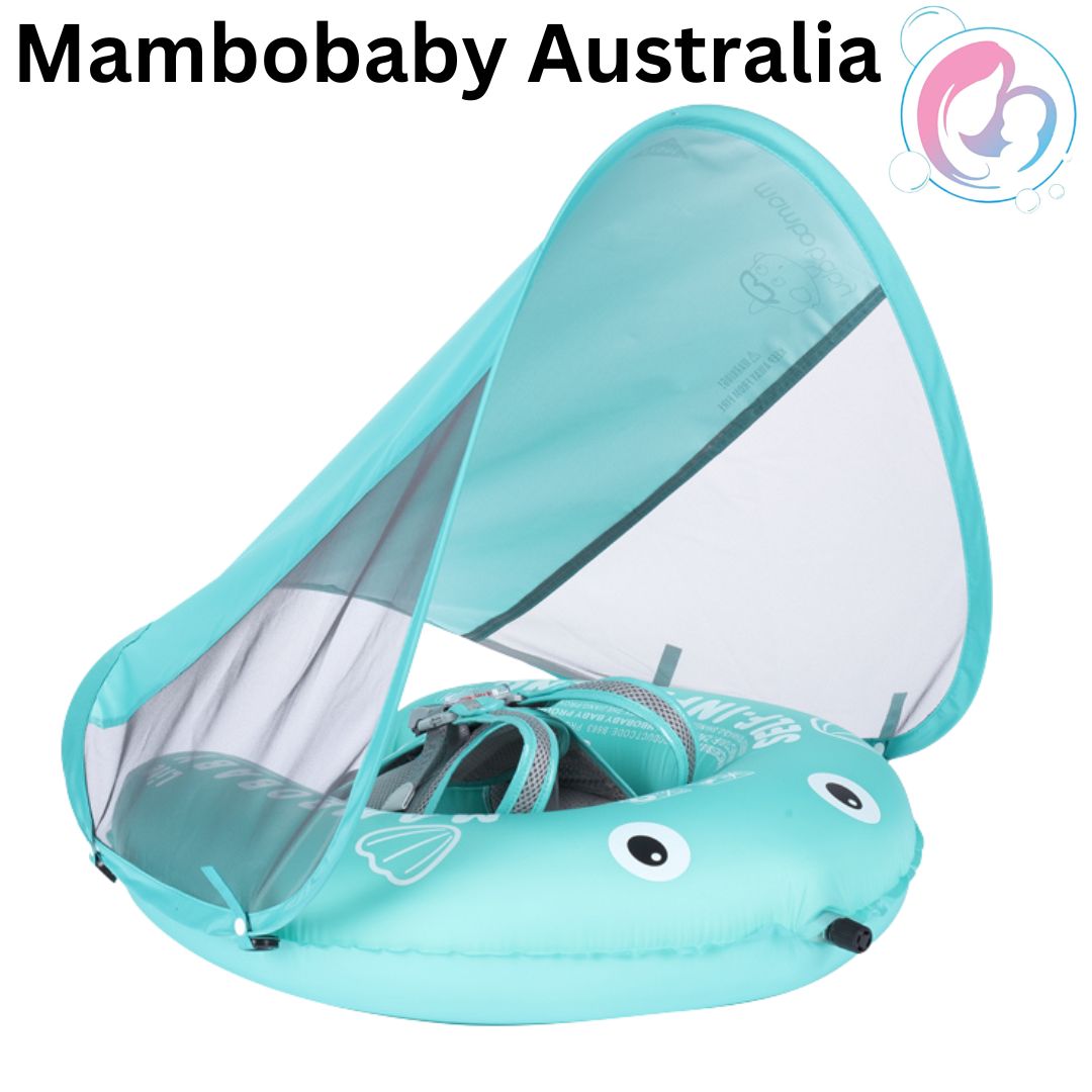 Pre-Order only - Self Inflating Chest Float with Canopy (Green, Pink, Blue)