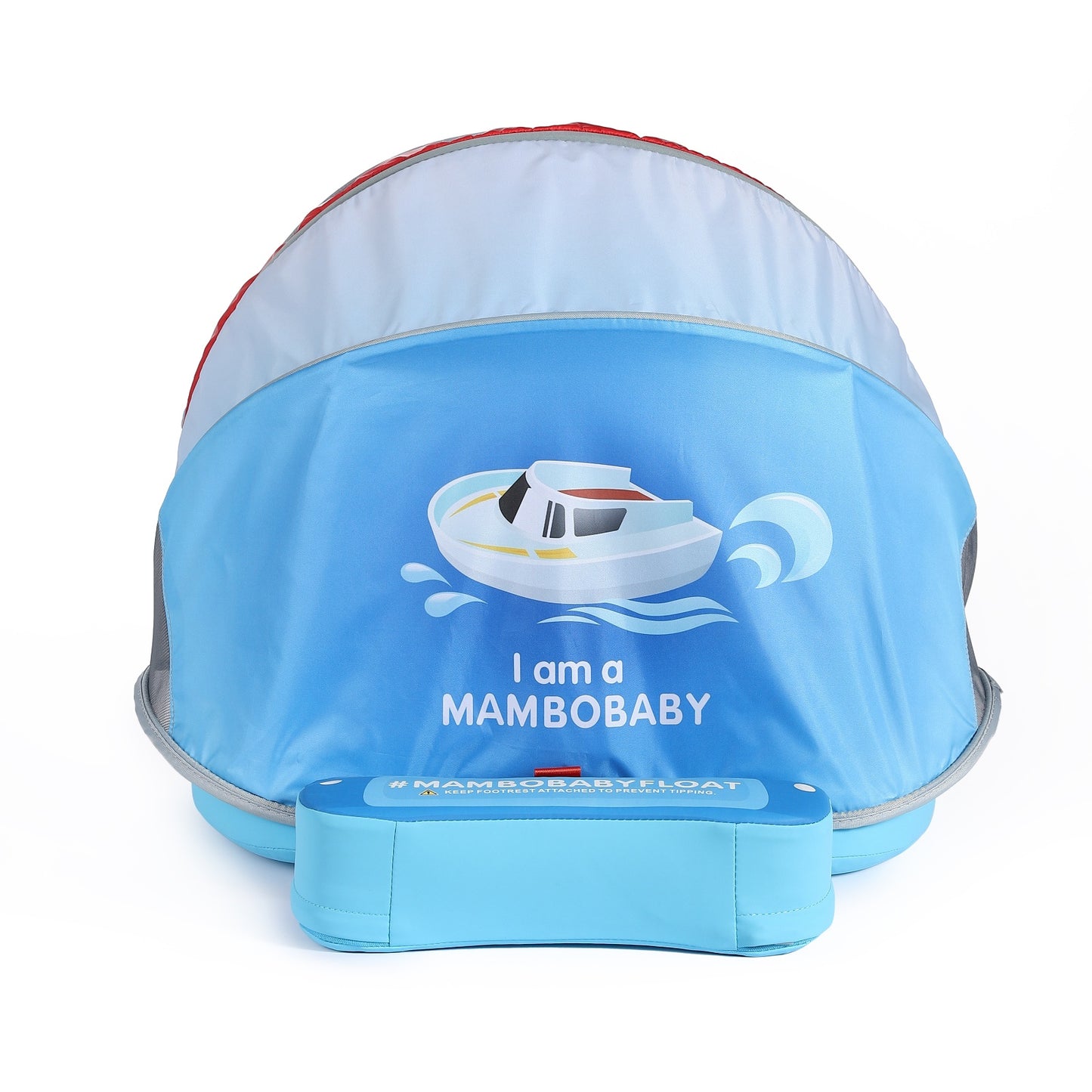 Speedy Boat Chest Float – Mambobaby Baby Pool Float with 3D Canopy