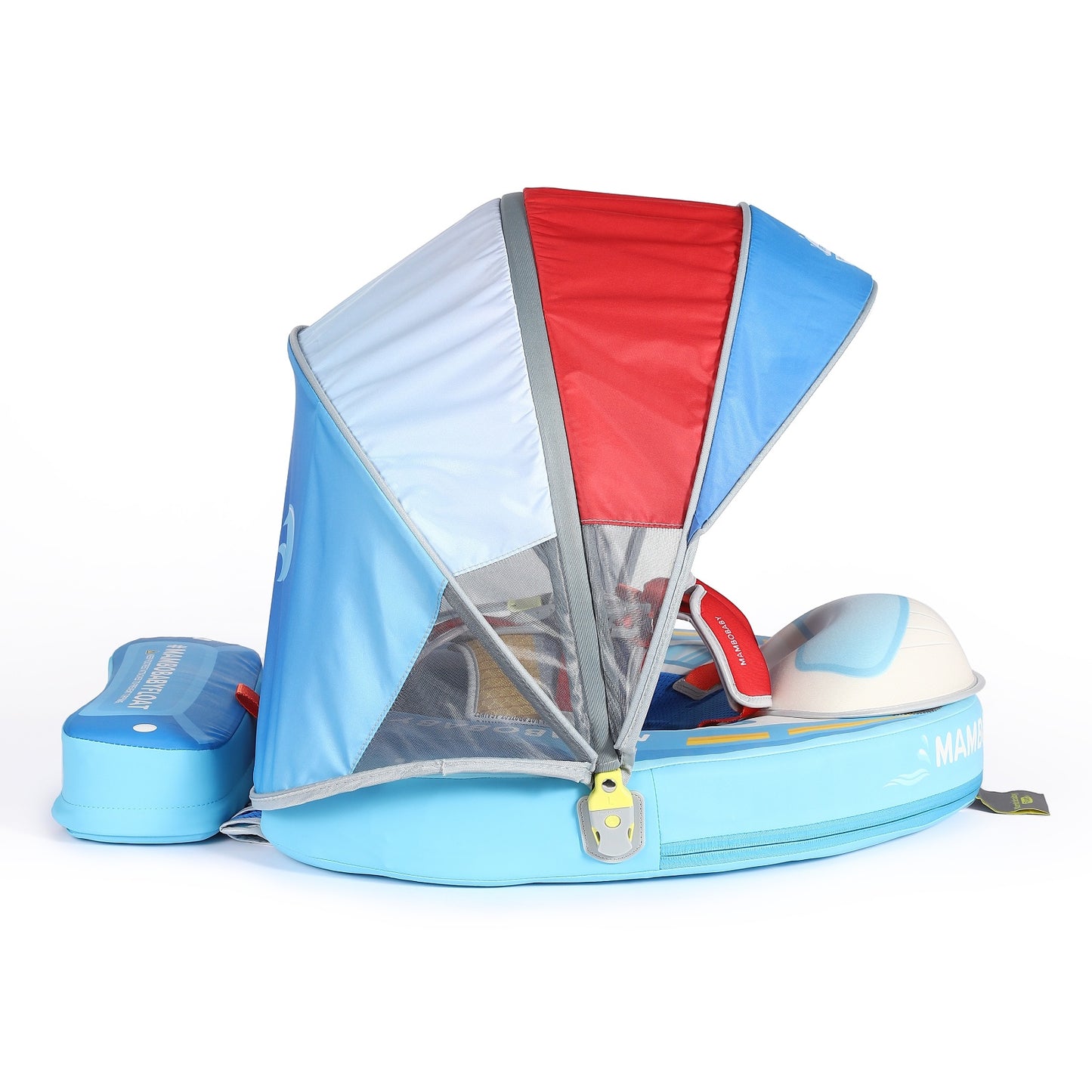 Speedy Boat Chest Float – Mambobaby Baby Pool Float with 3D Canopy