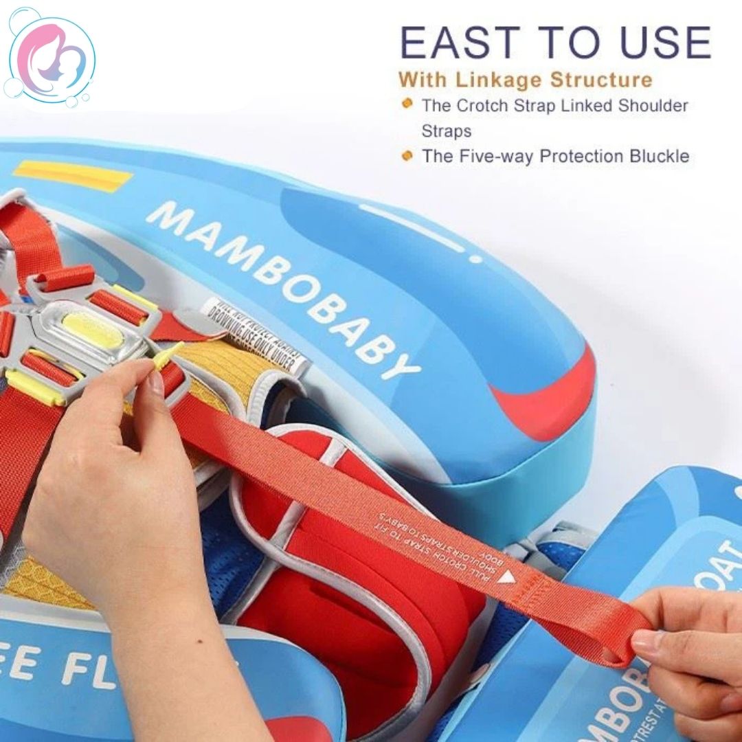 🚤Speedy Boat Chest Float – Mambobaby Baby Pool Float with 3D Canopy