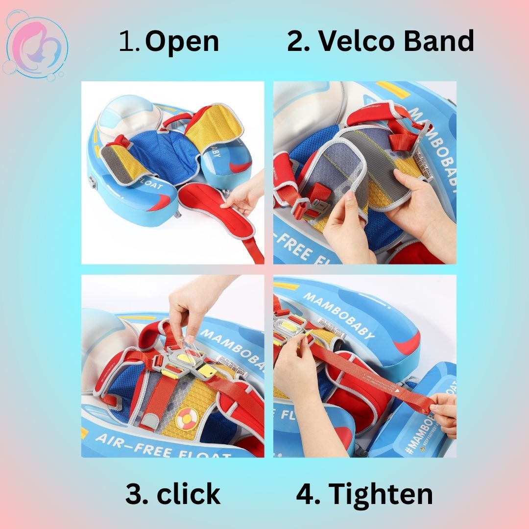 🚤Speedy Boat Chest Float – Mambobaby Baby Pool Float with 3D Canopy