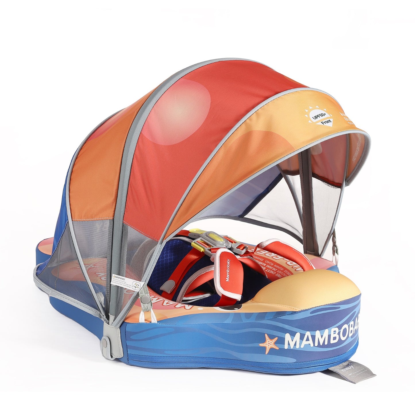 Starry Fun Chest Float – Baby Pool Float with 3D Canopy 3-24 Months