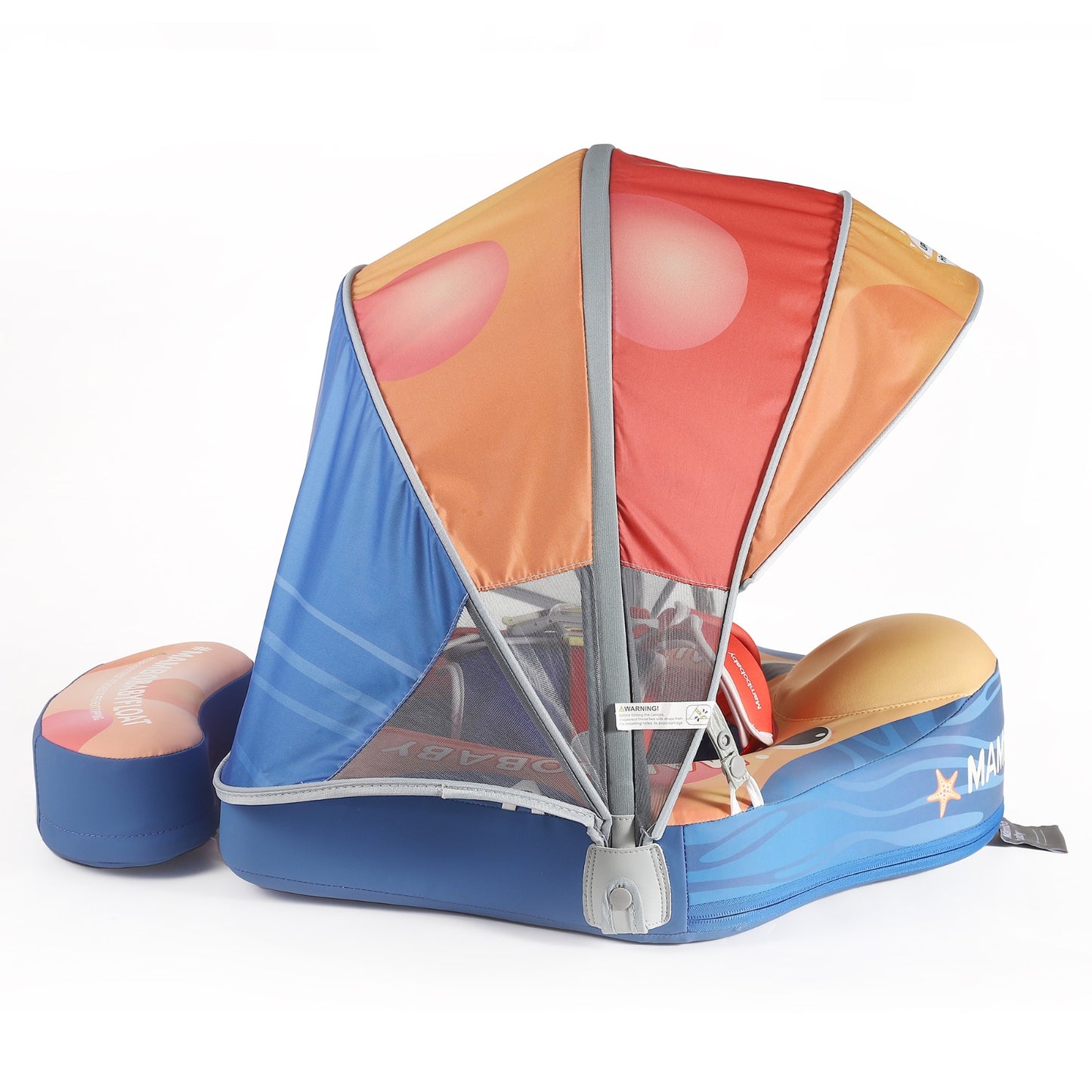 Starry Fun Chest Float – Baby Pool Float with 3D Canopy 3-24 Months