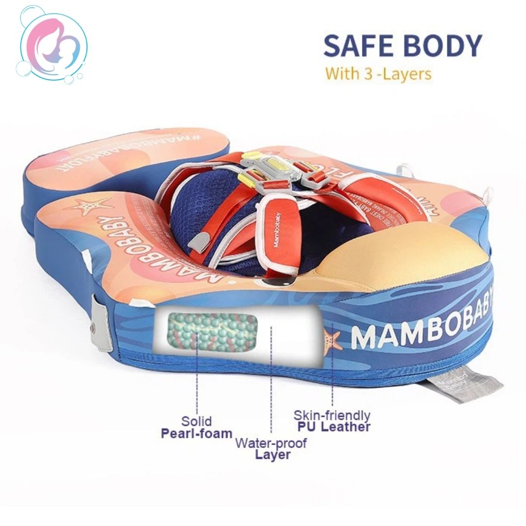 🐚🌟Starry Fun Chest Float – Baby Pool Float with 3D Canopy 3-24 Months