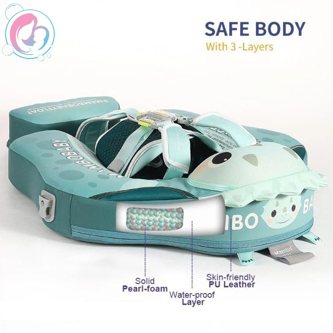 🦖 Tri Dino Cuddle Mambobaby Float With 3D Canopy