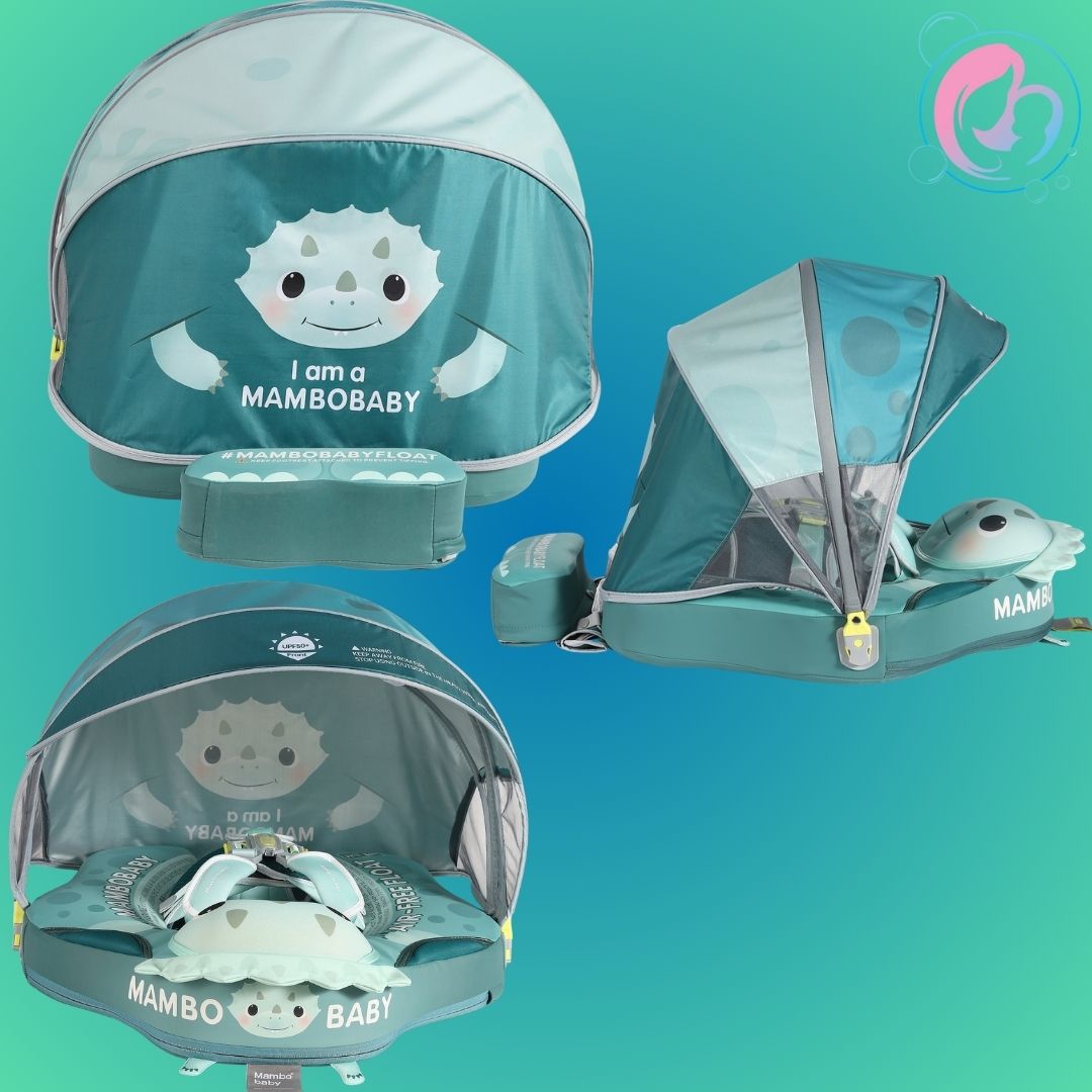 🦖 Tri Dino Cuddle Mambobaby Float With 3D Canopy