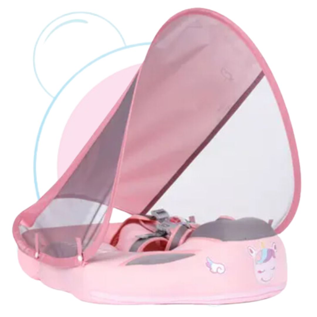 Pink 3D Unicorn Chest Float with Tail