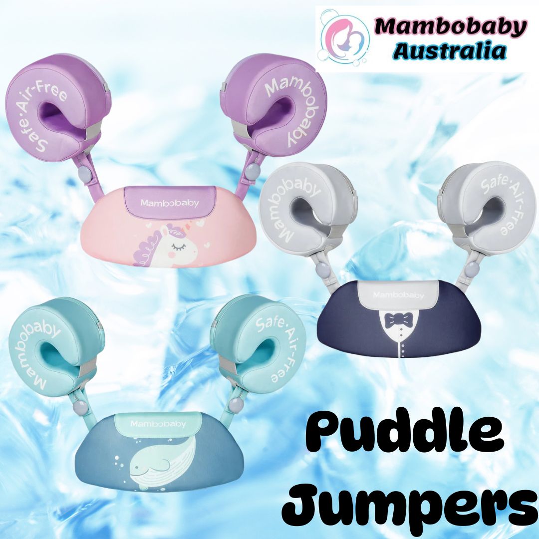 Mambobaby Armband Float Vest Puddle Jumpers- 3-in-1 Swim Trainer (3-8 Years)