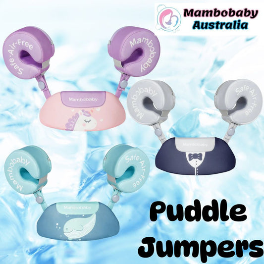 Mambobaby Armband Float Vest Puddle Jumpers- 3-in-1 Swim Trainer (3-8 Years)