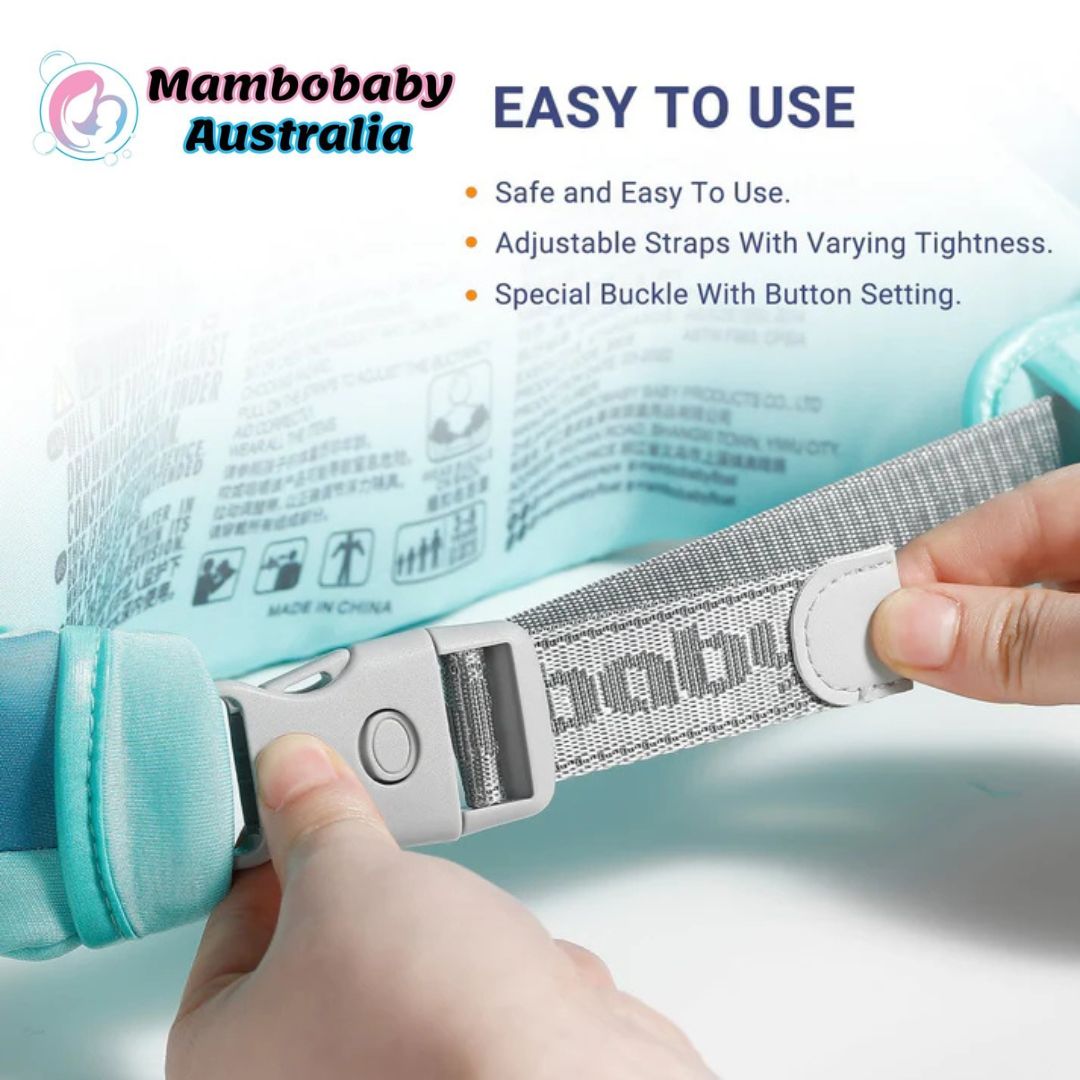 Mambobaby Armband Float Vest Puddle Jumpers- 3-in-1 Swim Trainer (3-8 Years)